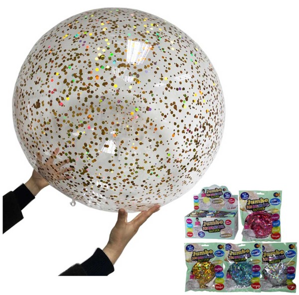 Fun Ballon Ball Jumbo Glitzer (Sortiert)