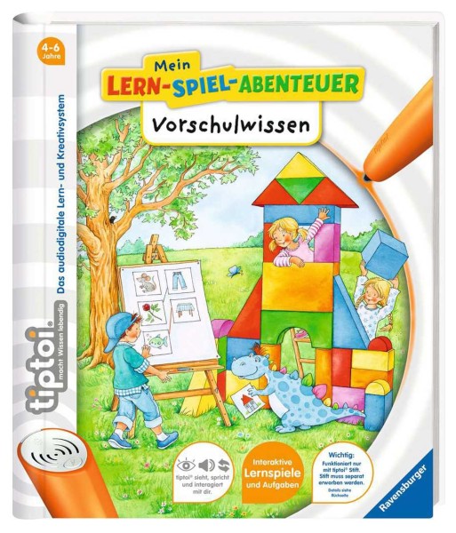 Tiptoi Buch Lern-Spiel-Abenteuer Vorschulwissen