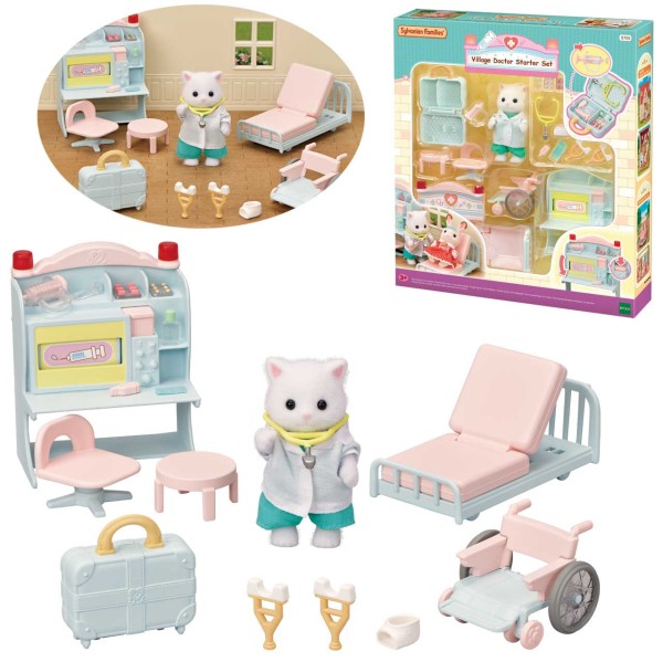 Sylvanian Families Landarzt Spielset mit Figur