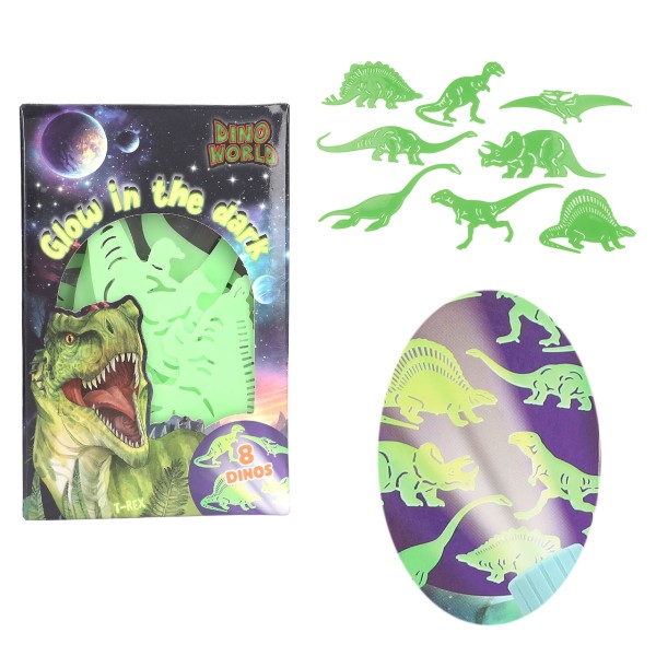 Dino World Glow in the Dark Sticker