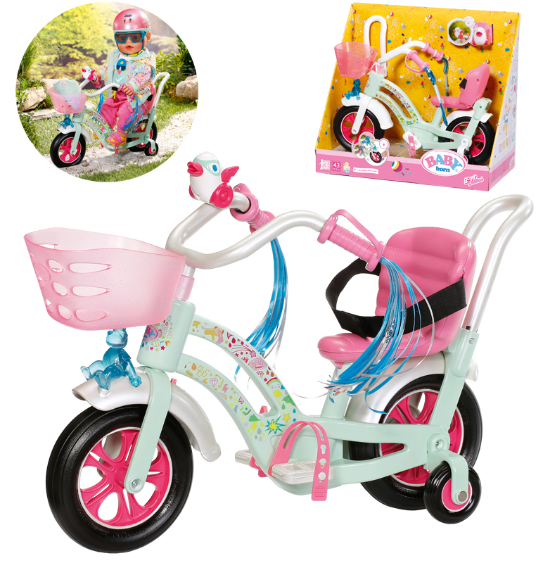 ️ ZAPF CREATION® Baby Born Play&Fun Fahrrad (MintBunt