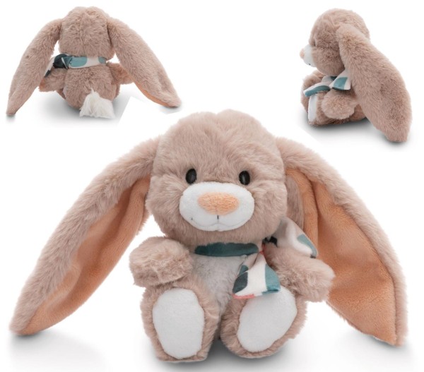 Kleiner Kuscheltier Hase Fjella 20 cm (Braun-Weiß)