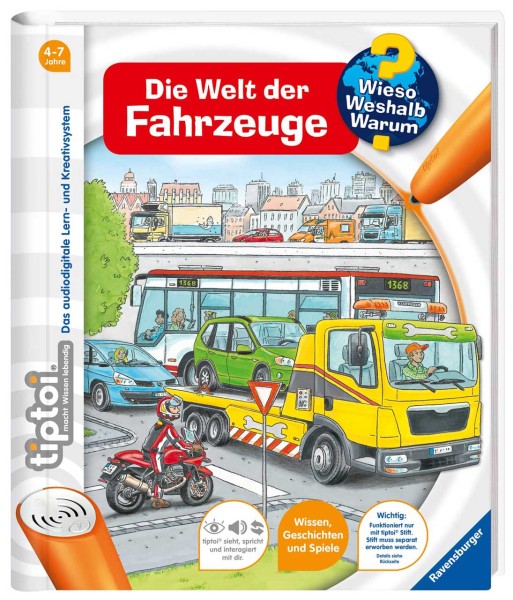 Tiptoi Buch Wieso Weshalb Warum Die Welt der Fahrzeuge