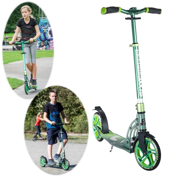 Aluminium Scooter 205 mm (Grün)