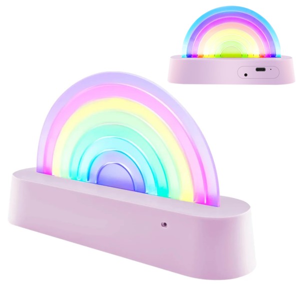 Dancing Rainbow Lampe (Lila)