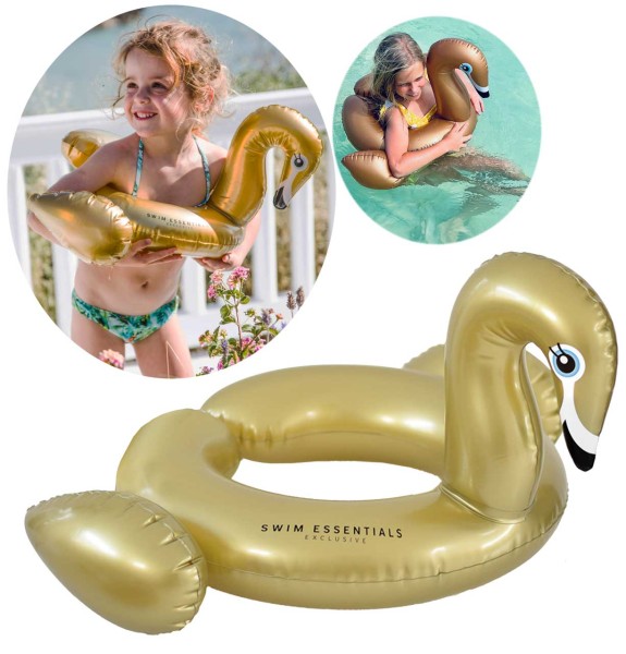 Spaltring Schwimmreifen Schwan 55 cm (Gold)