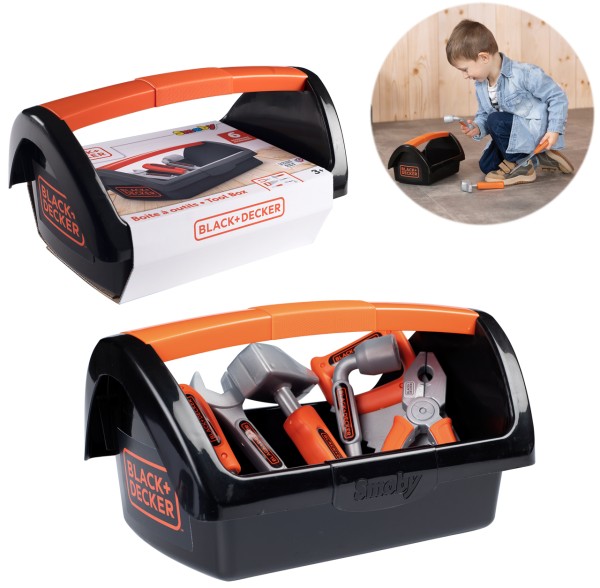 Black & Decker Werkzeugkiste (Schwarz-Orange)