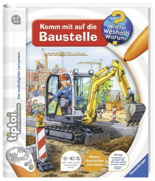 Tiptoi Buch Wieso Weshalb Warum Komm mit auf die Baustelle