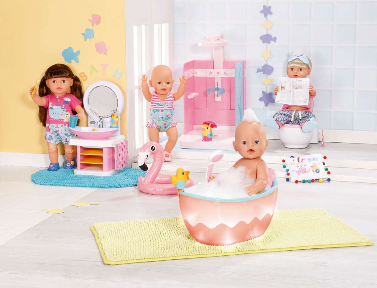 Baby born bath doll online