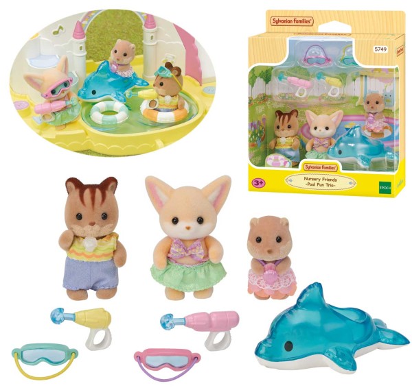 Sylvanian Families Kindergarten Freunde Poolspass