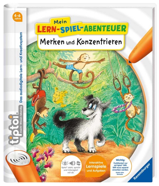 Tiptoi Buch Mein Lern-Spiel-Abenteuer Merken und Konzentrieren