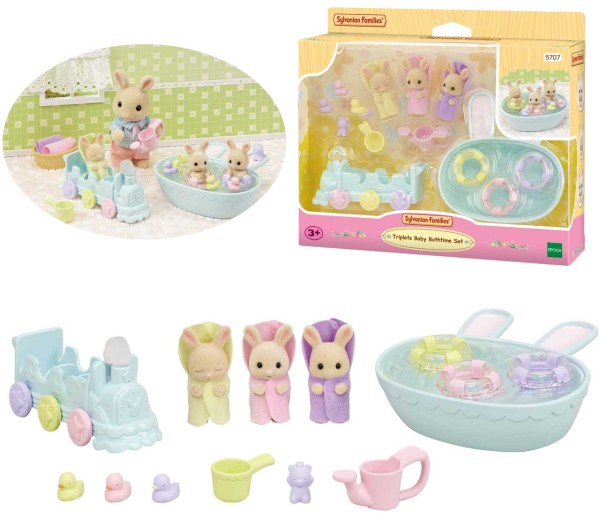 Sylvanian Families Milchhasen Bade Spielset