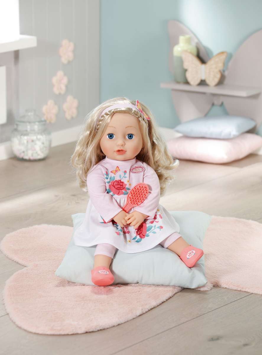 ZAPF CREATION Baby Annabell Puppe Sophia 43 cm mit Haaren Blond Spielzeug24