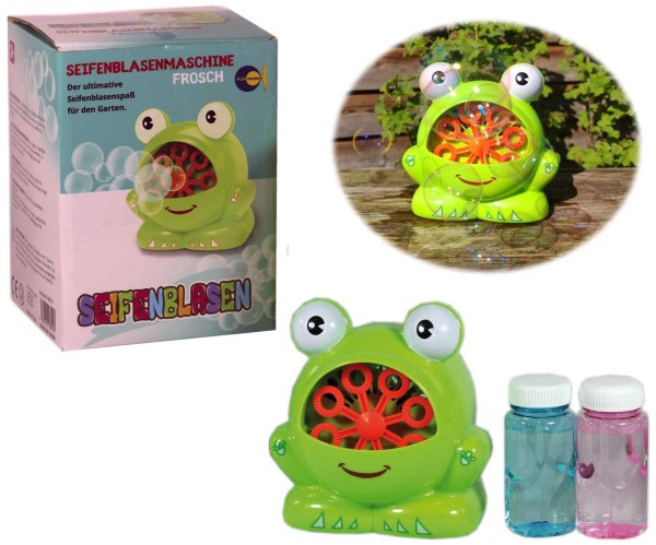 Seifenblasenmaschine Frosch