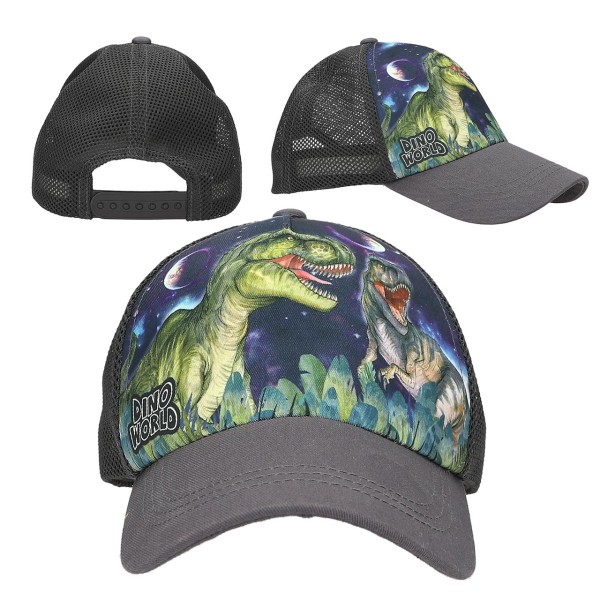 Dino World Bedruckte Cap Galaxy (Dunkelgrau)