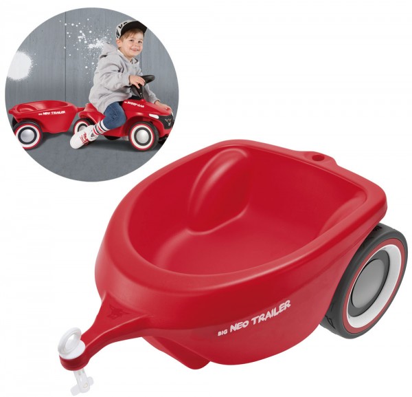 ✔️ BIG® Bobby-Car Neo Trailer Anhänger (Rot)