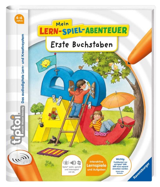 Tiptoi Buch Lern-Spiel-Abenteuer Erste Buchstaben