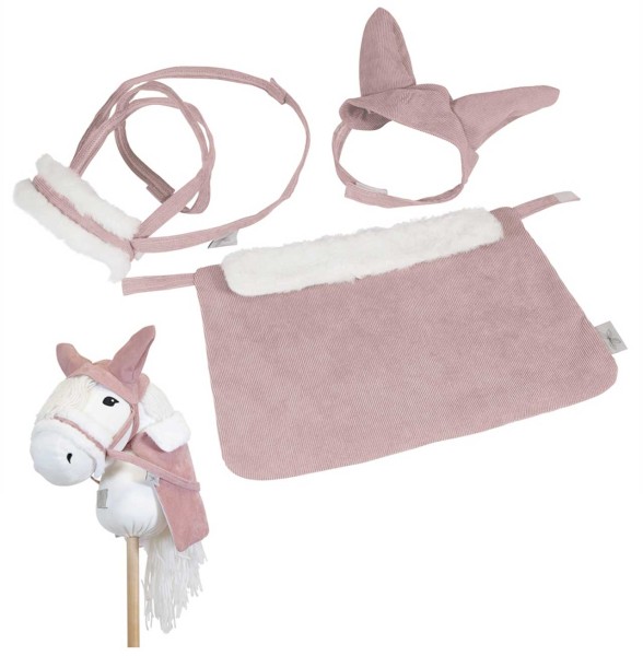 Hobby Horse Fliegenhut, Satteldecke und Halfter (Dusty Rose)