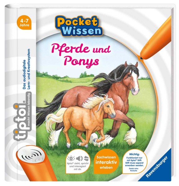 Tiptoi Buch Pocket Wissen Pferde und Ponys